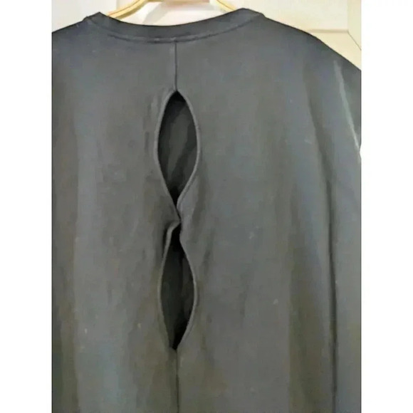 Victoria Sport Victoria's Secret Black Tunic Dress Size L Keyhole Open Back - Picture 3 of 4